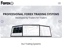 Tablet Screenshot of forex21.com